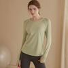 Top deportivo de secado rápido para mujer, ropa de yoga adelgazante, camiseta de manga larga, ropa de fitness, talla grande, para correr, ropa de fitness profesional, otoño