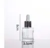 Botella de aceite esencial al por mayor, botella con gotero, botella de vidrio esmerilado de 30 ml, botella de cosméticos portátil de 50 ml, botella de esencia líquida