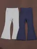 Pantalones para Niñas 2026 Otoño Nuevo Estilo Coreano Color Sólido Corte Delgado Suaves Amigables con la Piel Pantalones de Campana para Bebé