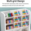 Portalápices Almacenamiento de Escritorio Portalápices Inclinado de Gama Alta Portalápices de Gran Capacidad Caja de Almacenamiento Personalizable para Estudiantes Almacenamiento Creativo