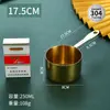 Olla para Salsa de Bistec de Acero Inoxidable 304 Taza para Salsa de Comida Occidental Mini Olla para Derretir Mantequilla Tazón para Sumergir Restaurante Comercial