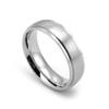 Fabricantes suministran anillo de acero de titanio chapado en oro de 18 quilates con personalidad para hombre, anillo de moda simple esmerilado para hombres europeos y americanos, joyería