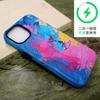 Popular en Tiktok Estilo Artístico Colorido Pintura al Óleo Funda de Teléfono de Doble Capa de Alta Gama para iPhone 15 para Apple 18Promax