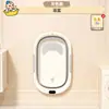 Banheira para Bebê Recém-Nascido Doméstica, Bebê Pode Sentar ou Deitar, Banheira com Sensor de Temperatura, Banheira Dobrável para Bebê