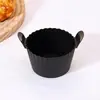 Molde de Silicona de Grado Alimenticio Taza para Huevo de Freidora de Aire Herramienta para Hornear Molde para Muffins de Doble Oreja Bol para Huevo al Vapor Molde para Pastel