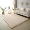 Alfombra Gruesa de Coral Fleece de 3 cm para Sala de Estar, Alfombrilla Moderna Simple para Piso junto a la Cama del Dormitorio, Alfombra para Sofá, Alfombrilla Tatami
