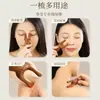 Sándalo rana pequeña masaje meridiano raspado nasal peine de rana mango largo tratamiento capilar masajeador de ojos de sándalo cuidado del cabello