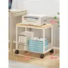 Estante de almacenamiento para impresora, organizador de escritorio para el hogar, estante para libros y bolsos, estante multifuncional de almacenamiento para papel A4 y documentos para la oficina