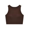 Chaleco pequeño ajustado sin mangas para chicas calientes con almohadilla para el pecho, verano, color sólido, tirantes, corto, modal, base, prenda exterior, top para el ombligo
