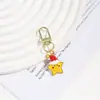 Série de Natal Desenho Animado Fofo Pingente de Chave com Gotejamento de Óleo Chaveiro de Mochila de Escola Árvore de Natal Acessórios de Chave DIY