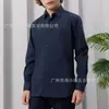 Vestido Casual de Negócios Outono/Primavera Camisa Preta de Alta Qualidade Manga Longa Masculina Camisa Atacado de Fábrica Nova Camisa Masculina de Alta Qualidade