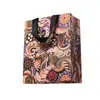Bolsa de mano sin base con estampado Paisley y logo personalizado, bolsa de papel para tiendas de ropa, bolsa de regalo, bolsa de embalaje para compras al por mayor