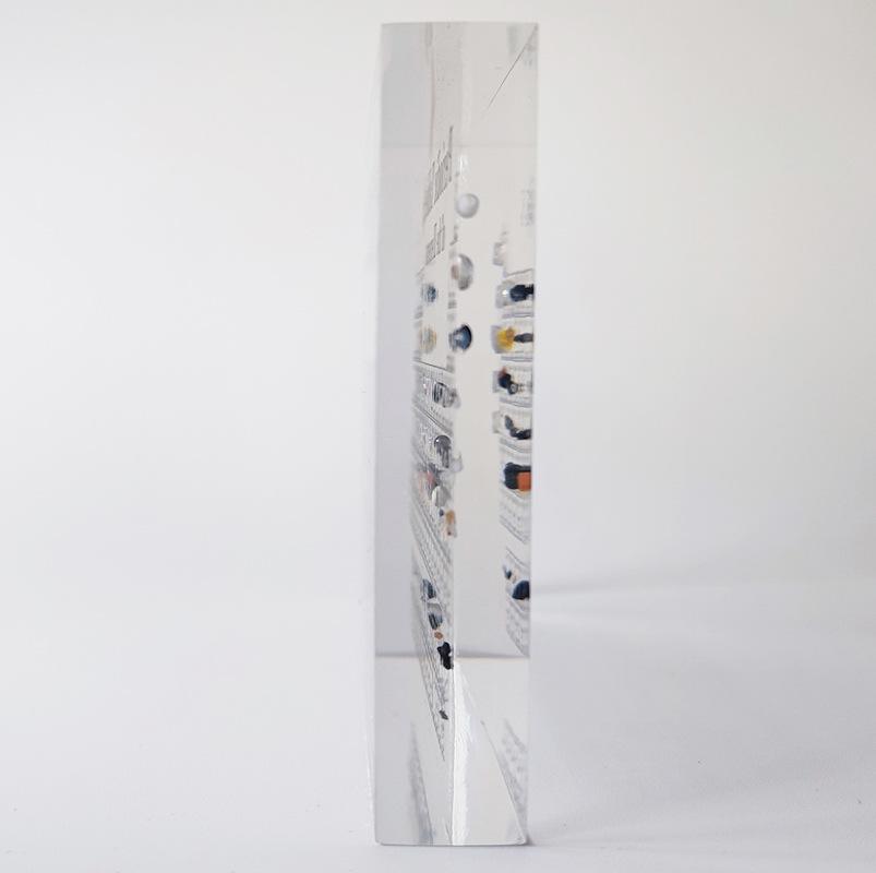 跨境83种真实元素化学元素周期表实物摆件亚克力透明内埋实物礼