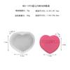 Vela Aromática de Corazón de Letra Molde de Yeso de Silicona DIY Día de San Valentín Corazón Jabón Hecho a Mano Mousse Molde para Pastel