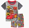 Roupa de Casa de Algodão para Menino de Manga Curta do Homem-Aranha Roupas Infantis Traje Primavera e Verão Roupas de Ar Condicionado Pijama Infantil Cartoon