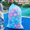 Bolsa de Almacenamiento para Juguetes de Niños Bolsa para Guardar Bloques de Baño Tarjetas Bolsa de Dios Cierre de Cordón Pelotas Oceánicas Bolsa de Malla Grande Bolsa de Playa