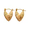 Pendientes Geométricos de Acero Inoxidable en Forma de U para Mujer Pendientes Largos de Moda Versátiles Venta Caliente Transfronteriza Venta Directa de Fábrica