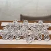 Acessórios de Contas Torcidas de Cristal Branco Natural Exquisitos Versátil Feito à Mão DIY Pulseira Acessórios de Contas de Corda Larga