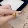 Brincos de Osmanthus com Agulha de Cobre, Brilhantes e Luxuosos, Estilo Simples Banhado a Ouro, Brincos Femininos Versáteis de Alta Qualidade, Disponível para Dropshipping