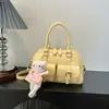 Bolso Cruzado Casual con Textura y Estilo, Bolso de Mano Retro de Moda para Mujer, Nuevo Modelo 2025, Bolso Cuadrado Pequeño de Color Sólido Brillante