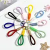 Estilo Ins Corda Curta Trançada Cordão para Celular Chaveiro Colorido Candy Corda Artesanal Unissex Pulso Cordão Anti-Perda Removível