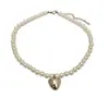 Collar con Colgante de Chica Hot Love Perla Cadena para Clavícula Versátil de Lujo Ligero Collar Retro Francés Barroco Venta al por Mayor para Mujeres