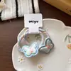 Elástico de Cabelo com Laço Grande Colorido Dopamina Fofo e Doce para Meninas Versátil Alta Elasticidade Coque Hairband