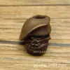 Colgante de Cuchillo Clásico Stirling de Latón Calavera Perla Cuerda de Paraguas Clásica Retro Americana Venta al por Mayor