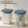 Caja de almacenamiento de detergente para ropa de gran capacidad BNBS, diseñada para uso doméstico, específicamente para almacenar cápsulas de lavandería y cápsulas de fragancia
