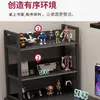 Escritorio para e-sports, escritorio para computadora de escritorio en casa con estantes de almacenamiento, juego de escritorio y silla de oficina, escritorio de estudio simple para dormitorio, escritorio de escritura