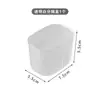 Caja de almacenamiento de escritorio acrílico cosméticos bocadillos canasta transparente productos para el cuidado de la piel mascarilla almacenamiento de dormitorio
