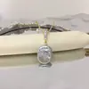 Colar de Pérolas Naturais de Água Doce Grau 5A Pingente Quadrado Pérola Natural Barroca Atacado Transfronteiriço