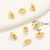 Conjunto de Contas Geométricas Banhadas a Ouro Real 14K com Zircônia Pingente Chuva de Meteoros Fogos de Artifício Acessórios para Pulseira DIY