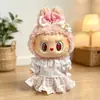 [Solo Ropa de Bebé] Ropa de Reemplazo para Muñeco de Peluche de Vinilo Labubu de 38 cm Falda Mokoko para Muñeco Labubu