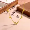 Brillante Collar Colgante de Mariposa Moda Femenina Nuevo Diseño Chino de Nicho Cadena para Clavícula de Mariposa Danzante de Gama Alta