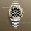 Comercio Electrónico Transfronterizo Popular Daytona Tres Ojos Seis Pines Reloj Mecánico Cronógrafo Multifunción Luminoso Acero Inoxidable Correa Calendario
