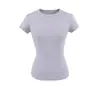 Top de manga corta con cuello redondo pequeño de Lyocell Tencel de doce colores, nuevo estilo verano 2025, ligero y transpirable, efecto adelgazante, camiseta