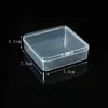 Caixa Quadrada Pequena Transparente Caixa de Joias Caixa Pequena para Brincos de Ouvido Caixa de Armazenamento Mini Brincos Caixa de Joias Portátil Fabricante
