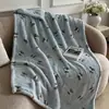 Manta de Forro Polar Ultra Suave y Esponjoso Estilo Retro para Uso en el Hogar Calidez Invernal Manta de Leche Clase A Manta tipo Manta Manta Multifuncional