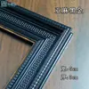 Pintura a óleo moldura externa quebra-cabeça ponto cruz pintura de diamante moldura com placa de suporte vidro vestido de noiva foto frame Tangka personalizável