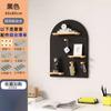 Prateleira de Parede de Painel Perfurado Estante de Parede de Madeira Divisória Rack de Armazenamento Placa Suspensa Montada na Parede Multifuncional