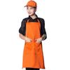Delantal de Trabajo Chef Cuello Halter Mesero Restaurante Publicidad Impresa Cafetería Delantal Logo Bordado Sin Mangas