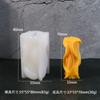 Zhongcheng vela de arte geométrica ondulada rotativa aromaterapia molde de silicone diy coluna listrada ondulada ferramenta abrasiva de silicone
