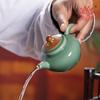 Bule de celadon Longquan pote único conjunto de chá kung fu bule cerâmica doméstico estilo luxo leve faca de salto fabricante de chá artesanal