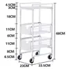 Cesta de Almacenamiento Multifuncional de Múltiples Niveles para Cocina, Cesta para Verduras, Estante para Huecos en el Piso, Estante para Frutas y Verduras, Almacenamiento de Verduras