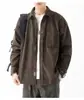 Camisa de Trabajo Casual Holgada Versátil de Manga Larga para Hombre, Nueva para Primavera y Otoño 2026, Camisa Chaqueta Simple y Elegante
