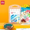 Marcadores Acrílicos Lavables Deli Stationery para Estudiantes y Niños, Marcadores de Arte Especializados, Plumas de Color Impermeables y que No Corren