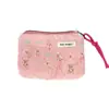 Porta-moedas Florido Fresco de Alto Valor Espuma Novo Estilo Bolsa de Armazenamento para Meninas Portátil Pequena Bolsa de Armazenamento para Batom para Viagem