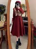Novo Vestido Retro de Primeiro Amor Europeu e Americano para Mulheres, Vestido Camisa Preguiçoso Estilo Francês Solto e Emagrecedor