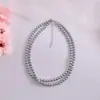 Collar corto con perlas de imitación Dongdaemun coreanas, gargantilla, cadena de clavícula multicapa que combina con todo, cinturón de cuello sencillo, joyería